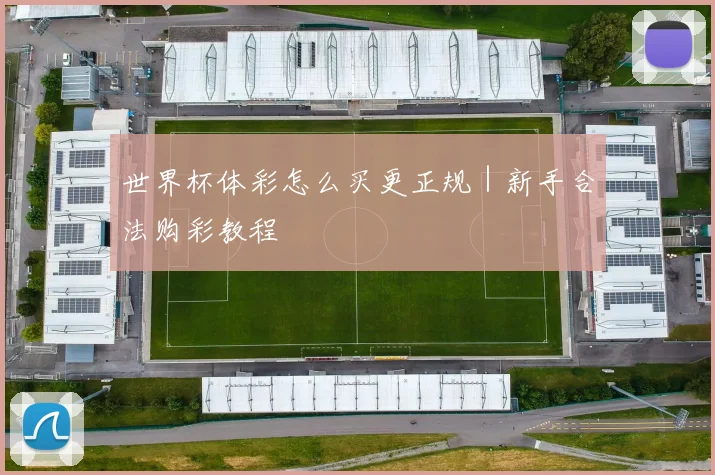 世界杯体彩怎么买更正规｜新手合法购彩教程