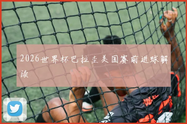 2026世界杯巴拉圭美国赛前进球解读